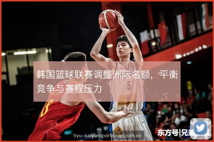 韩国篮球联赛调整洲际名额，平衡竞争与赛程压力